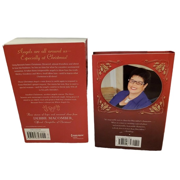 Set Of Two Christmas Novels by Debbie Macomber Angels Shirley, Goodness , Mercy - Picture 2 of 9